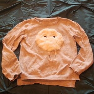 Grey long sleeve sweater